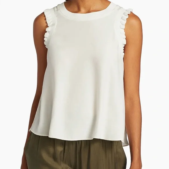 Cinq a Sept silk top - Picture 1 of 8